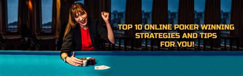 winning online poker strategy.